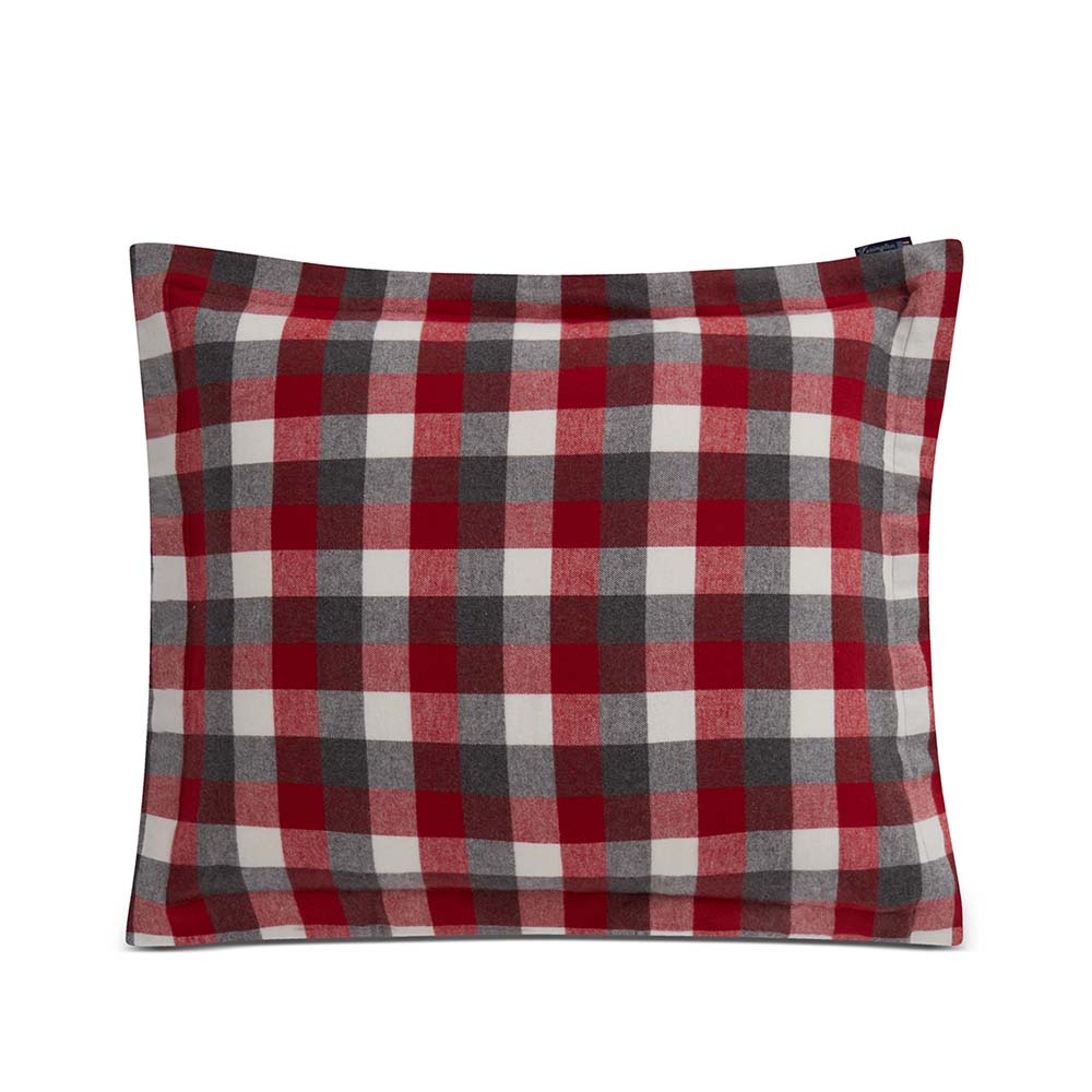 Lexington Checked Cotton Flannel Örngott Med Vinge