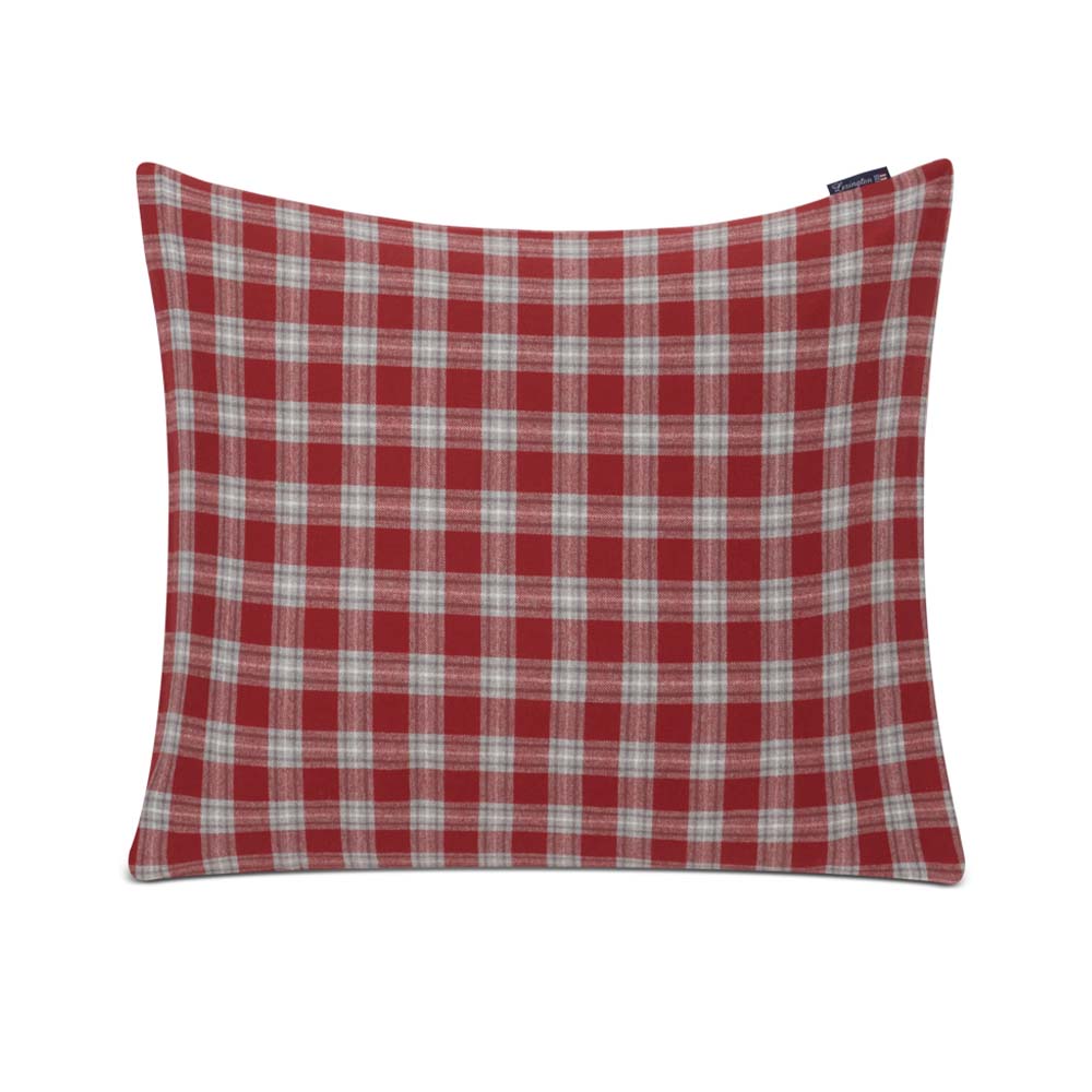Lexington Checked Cotton Flannel Örngott Med Vinge