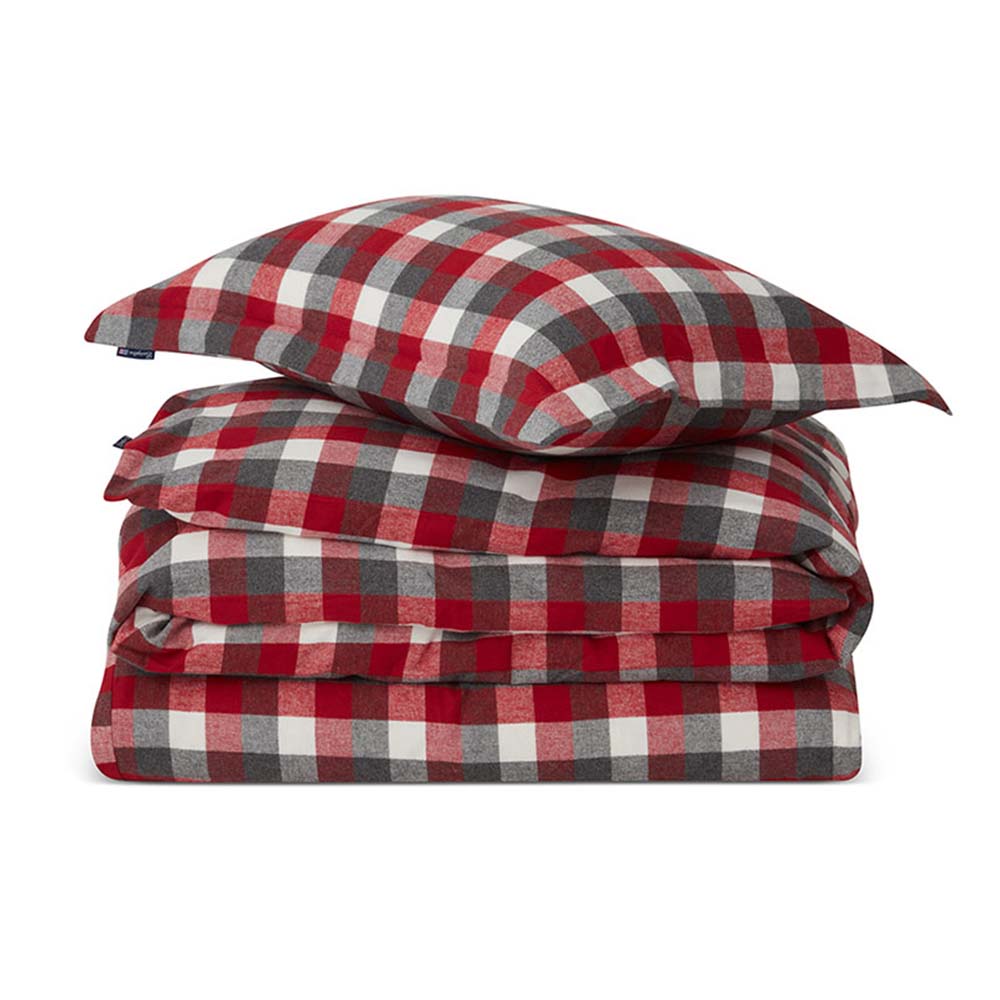 Lexington Checked Cotton Flannel Rutigt Påslakanset