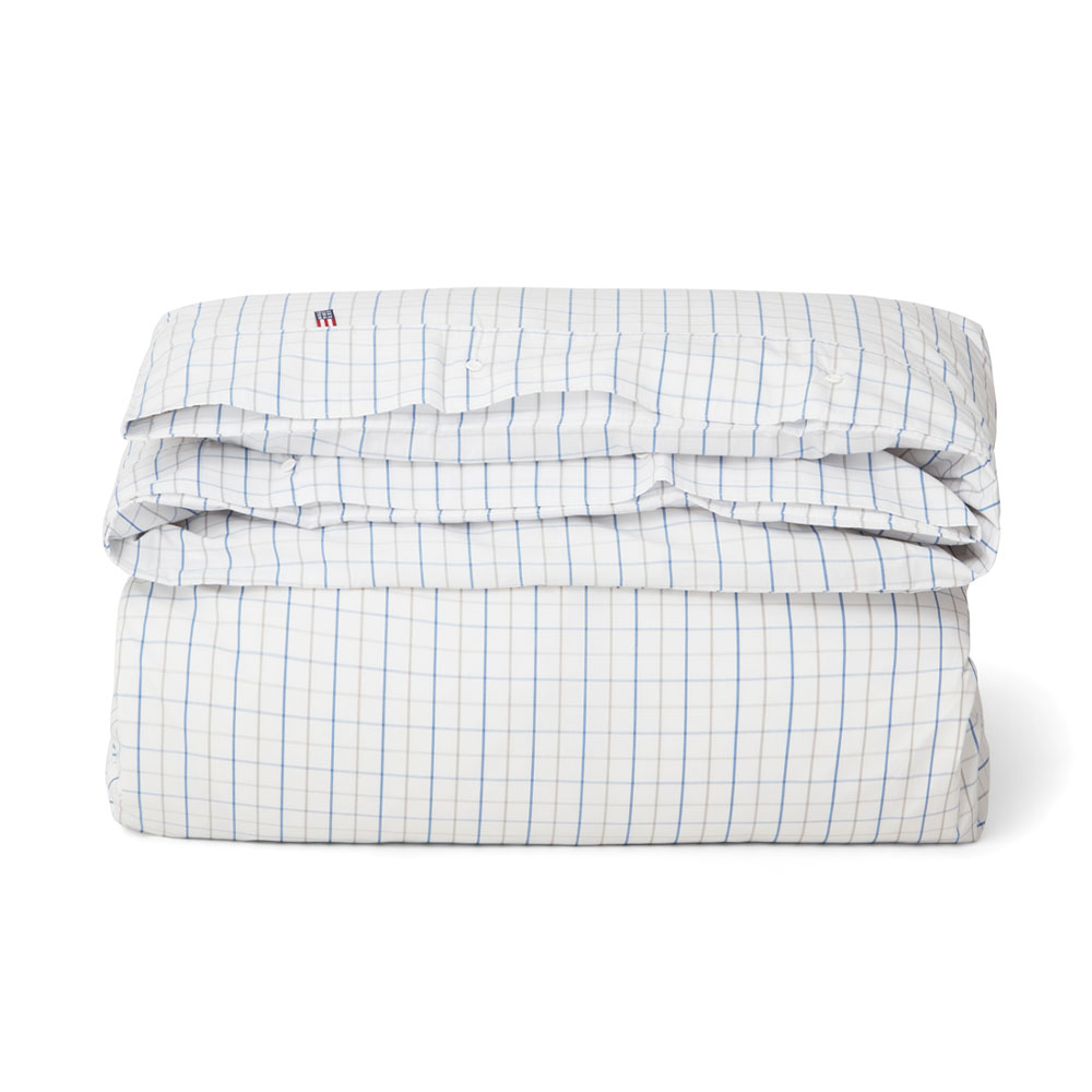 Lexington Checked Cotton Poplin Rutigt Påslakan