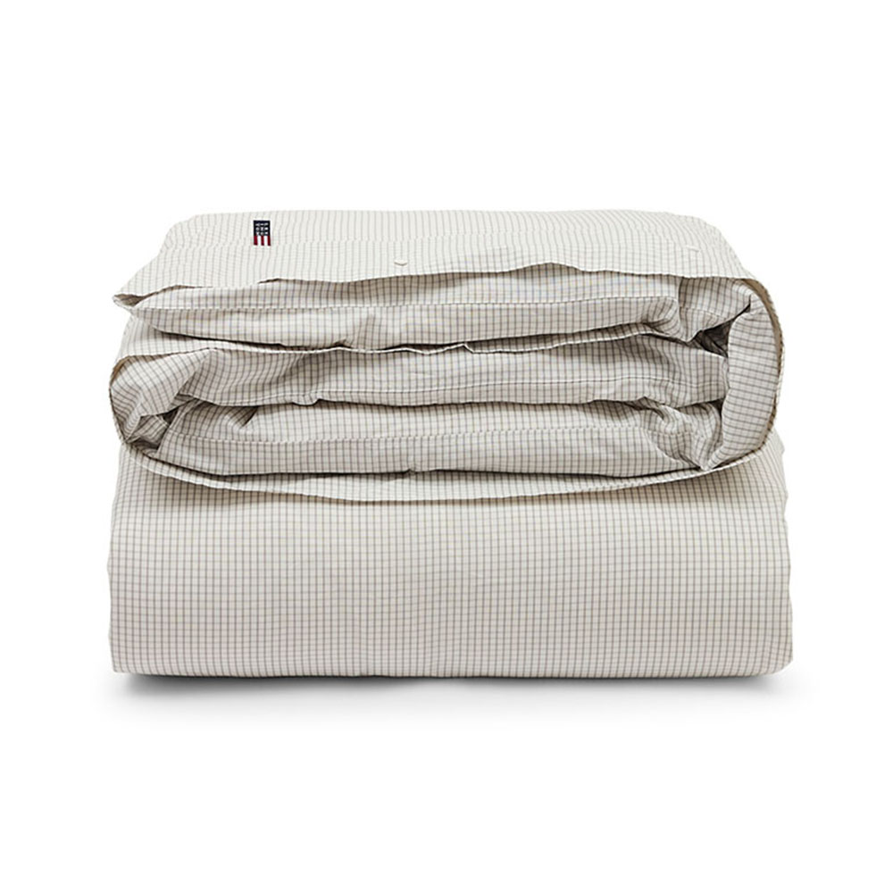 Lexington Checked Cotton Poplin Rutigt Påslakan