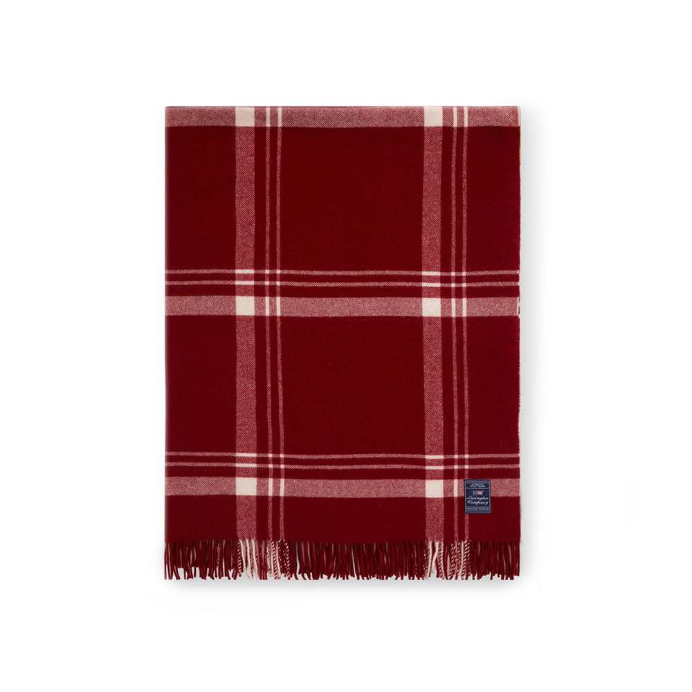 Lexington Checked Recycled Wool Holiday Pläd