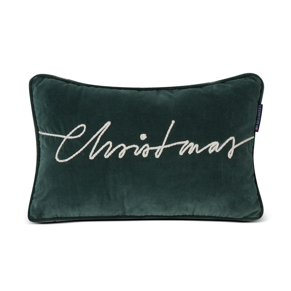 Lexington Christmas Cotton Velvet Prydnadskudde
