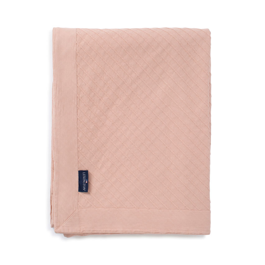 Lexington Diagonal Structured Cotton Överkast