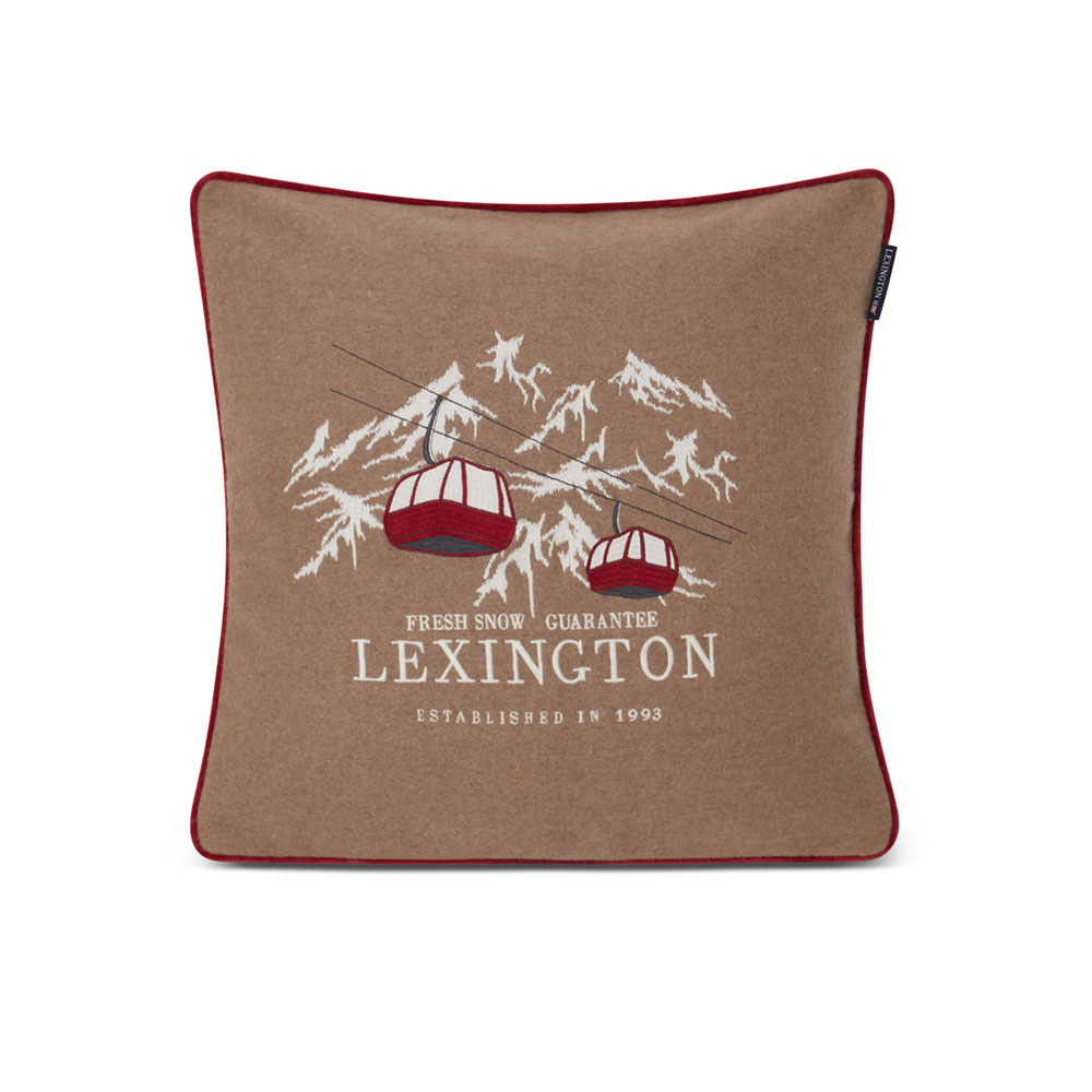 Lexington Fresh Snow Ski Lift Wool Mix Kuddfodral
