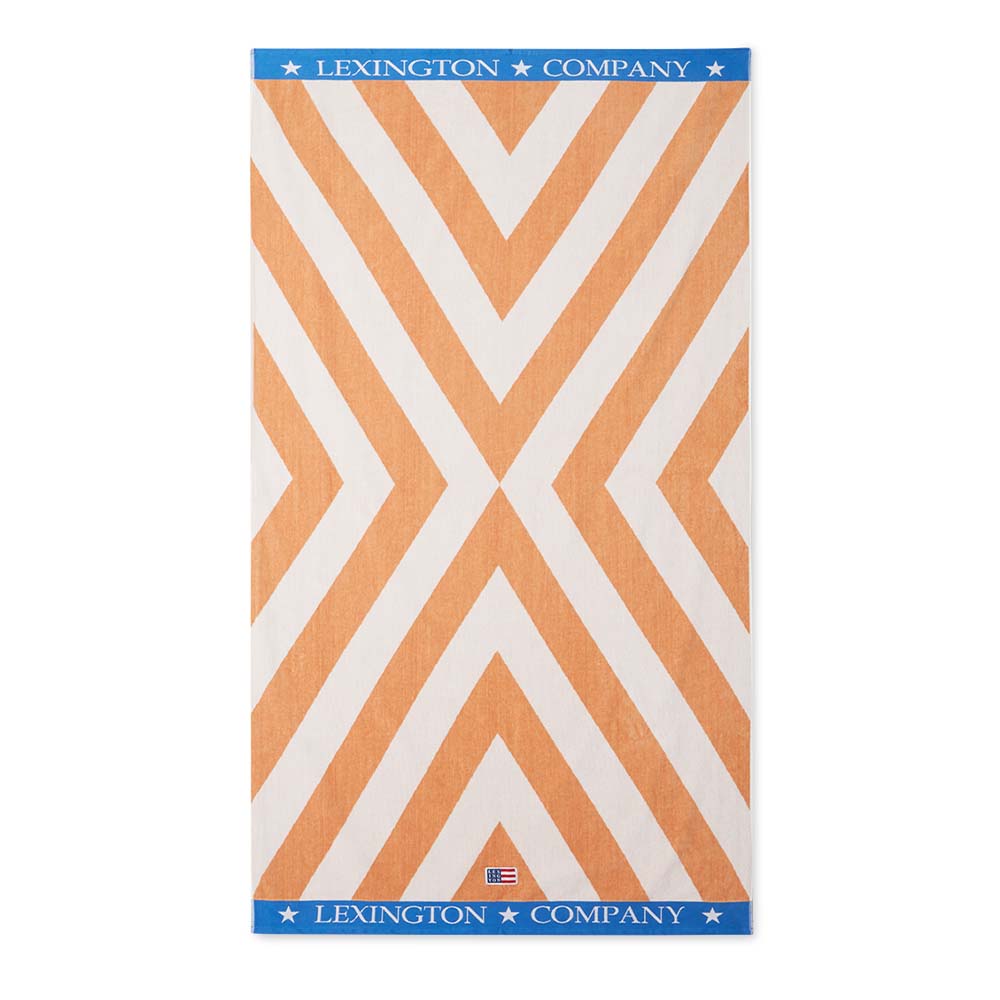 Lexington Graphic Cotton Velour Beach Towel