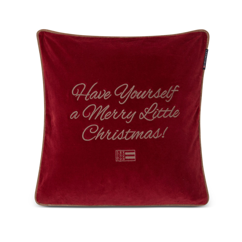 Lexington Merry Little Organic Cotton Velvet Kuddfodral