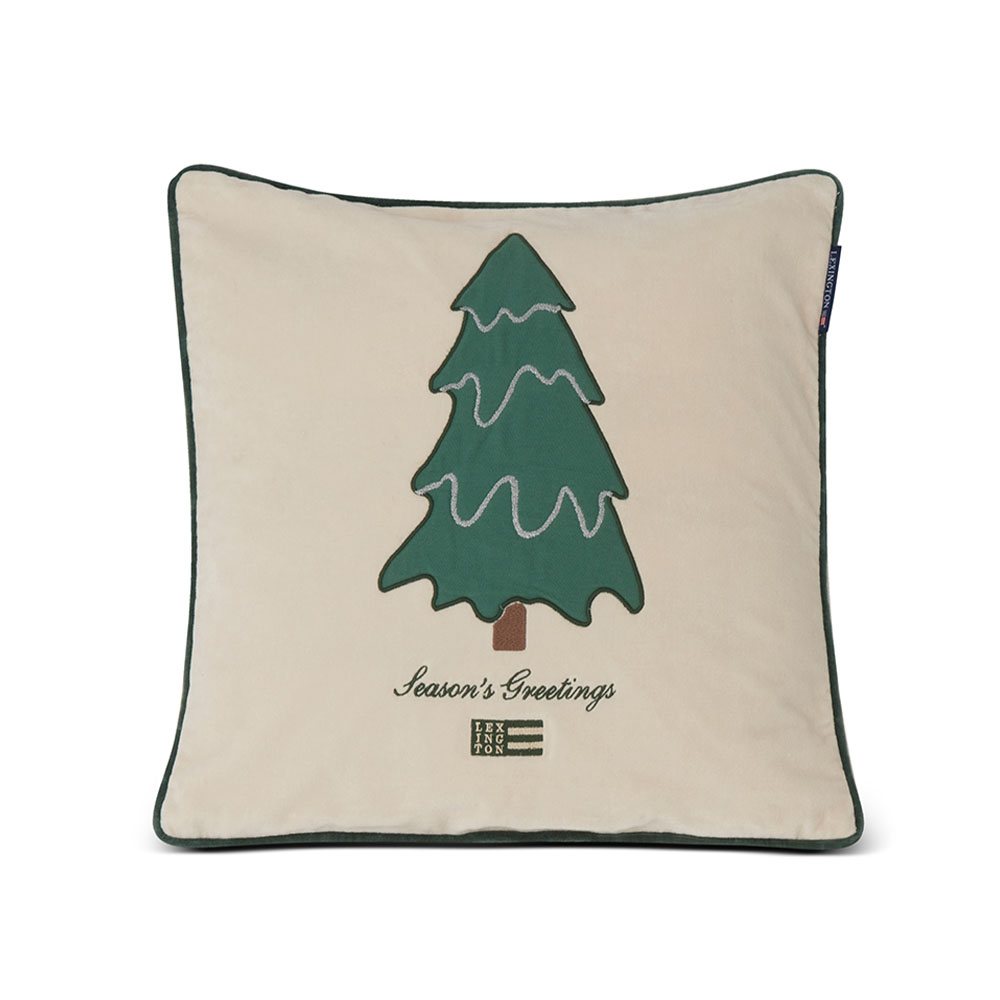 Lexington Pine Tree Twill Patch Cotton Velvet Kuddfodral