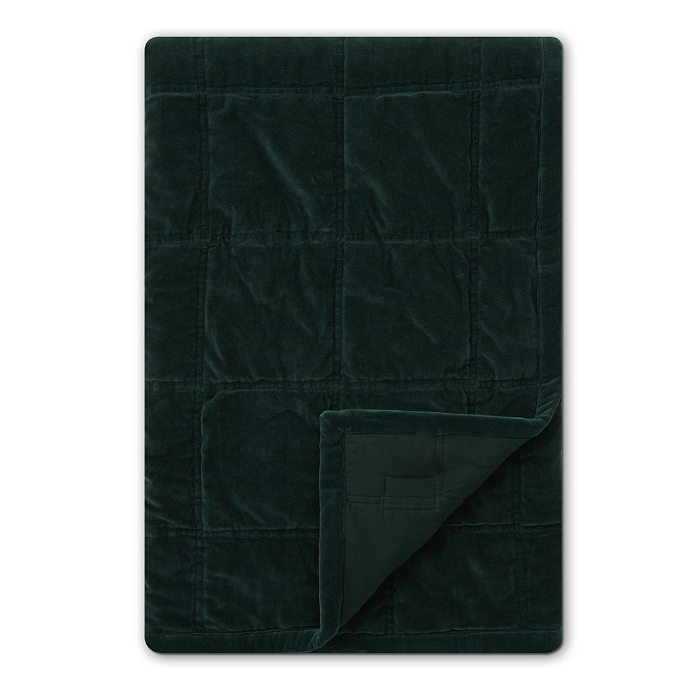 Lexington Quilted Cotton Velvet Överkast HO22