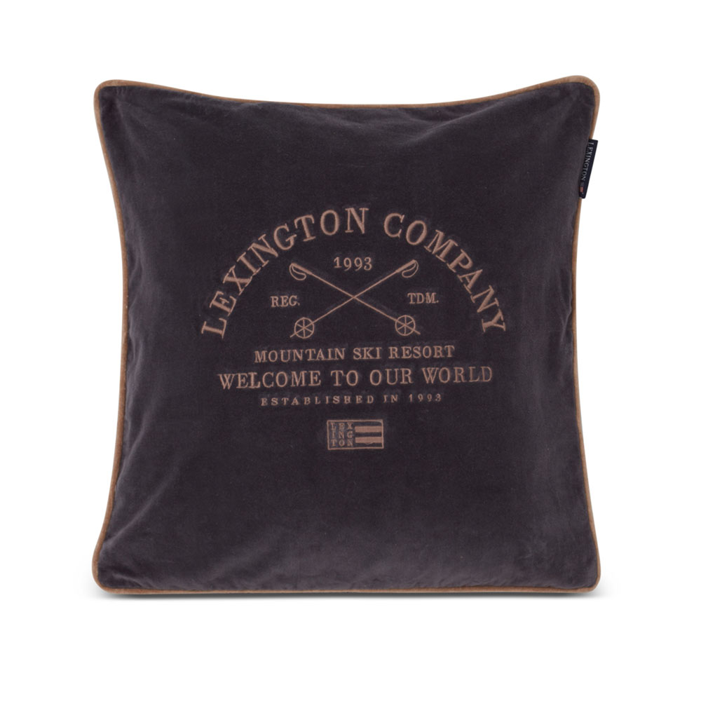 Lexington Ski Resort Organic Cotton Velvet Kuddfodral