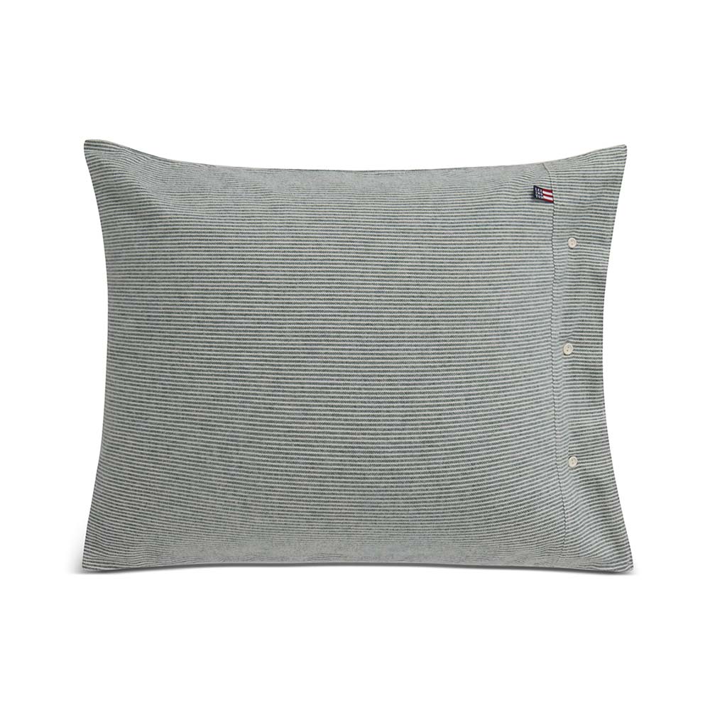 Lexington Striped Cotton Flannel Örngott