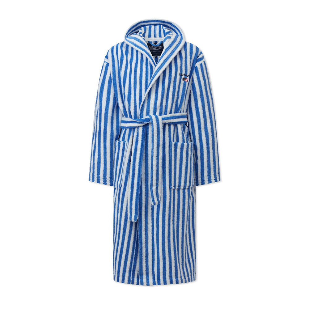 Lexington Striped Cotton-Mix Morgonrock