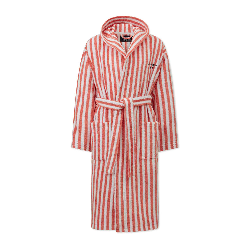 Lexington Striped Cotton-Mix Morgonrock