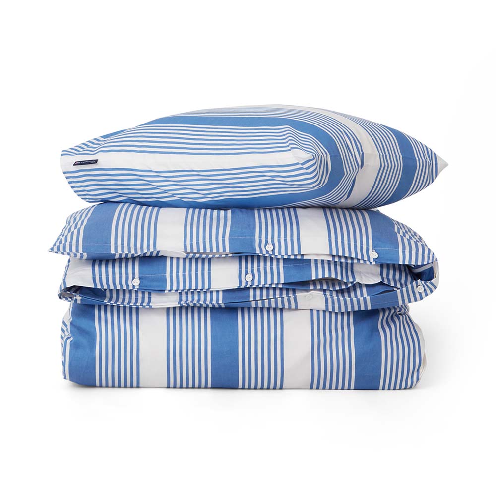 Lexington Striped Cotton Sateen Påslakanset
