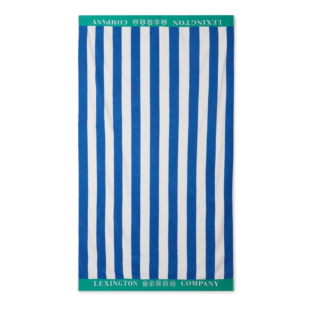 Lexington Striped Cotton Terry Beach Handduk