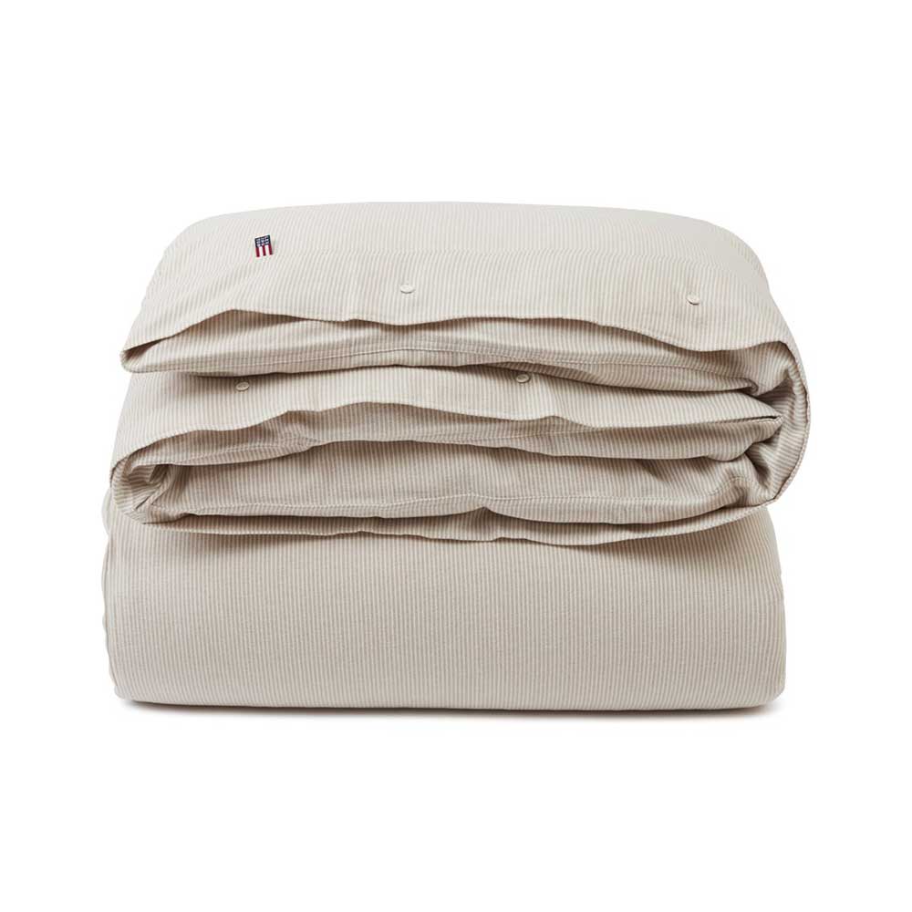 Lexington Striped Organic Flannel Påslakan