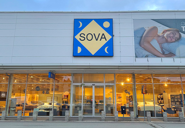 Sova butik p&aring; Torpavallen, G&ouml;teborg