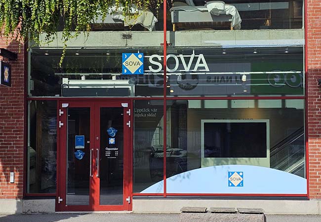SOVA Butik i Stockholm - Sickla