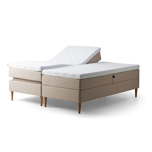 St&auml;llbar s&auml;ng fr&aring;n Tempur i gr&aring;tt