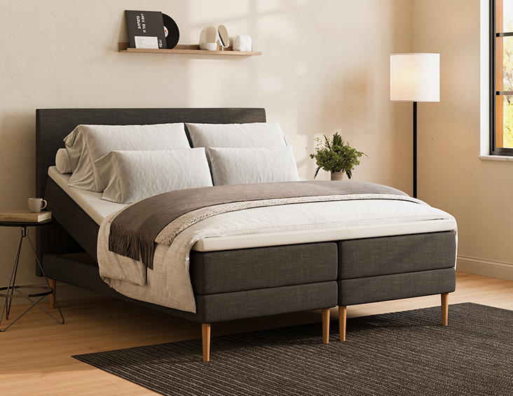 Ställbar säng från Drem i Charcoal